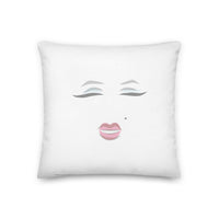 The Marilyn Inspired "Fear is stupid. So are regrets" Pillow